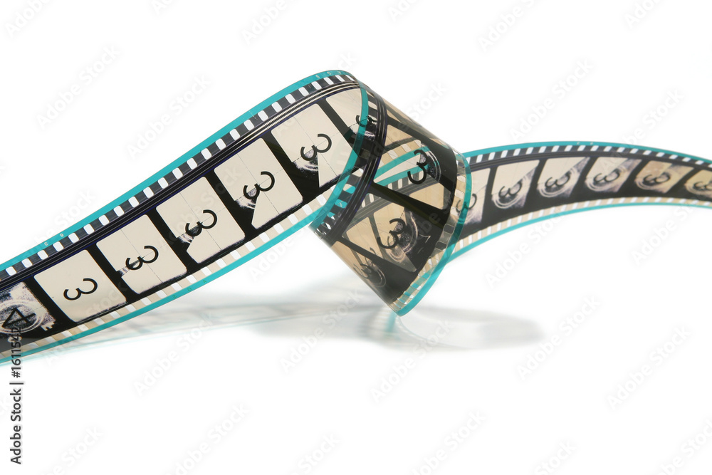 Fototapeta premium curled movie film strip