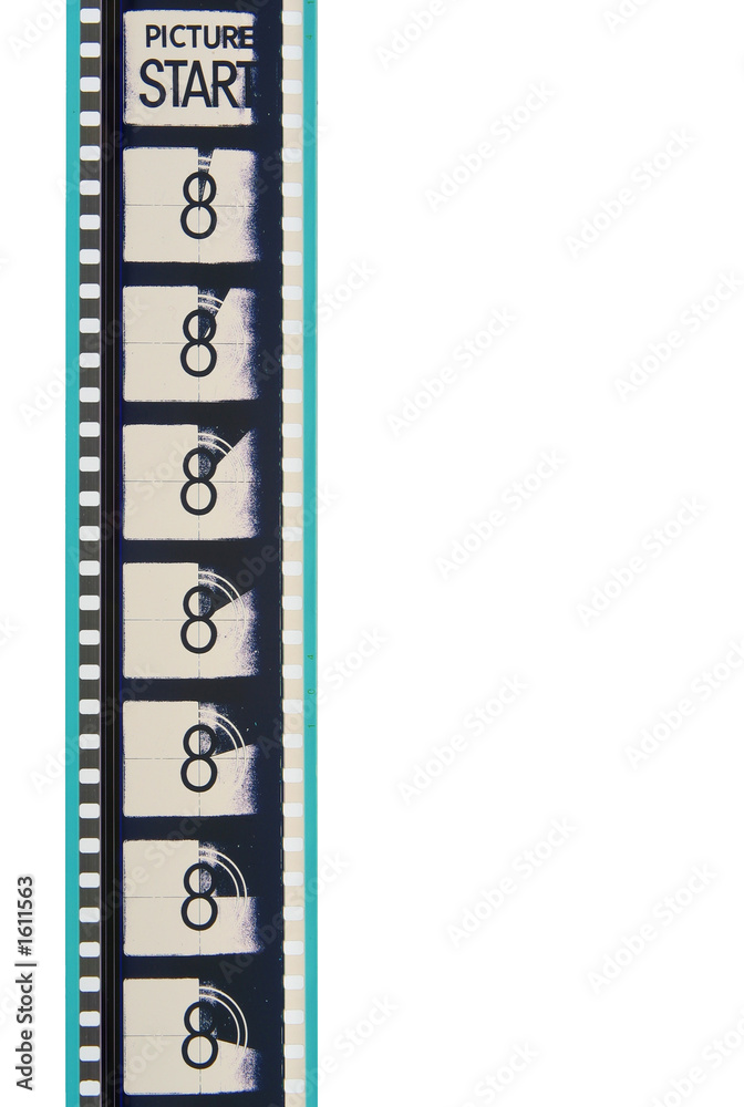 Fototapeta premium movie leader film strip