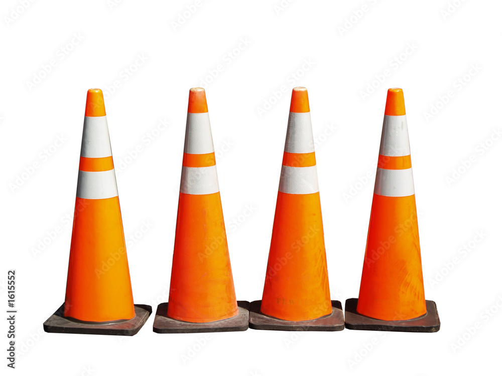 warning cones warning cones