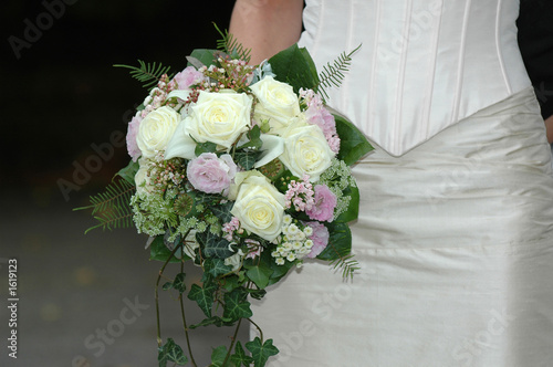 bride and bouquet