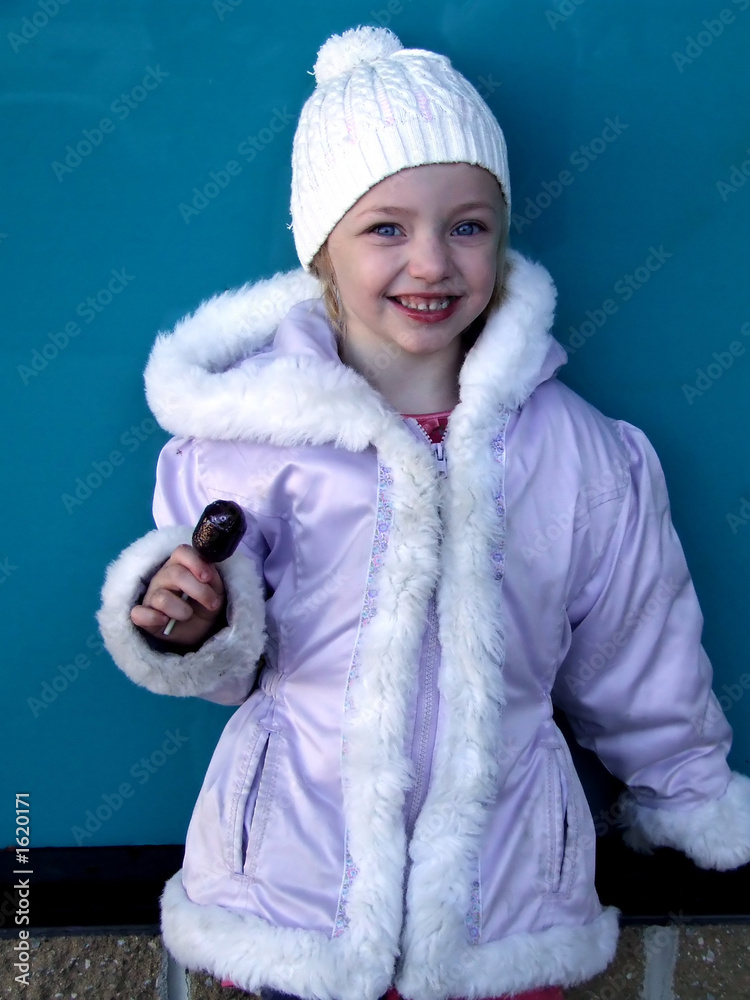 Fotografie girl with big smile