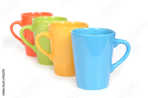 Canvas Print cups of coffee