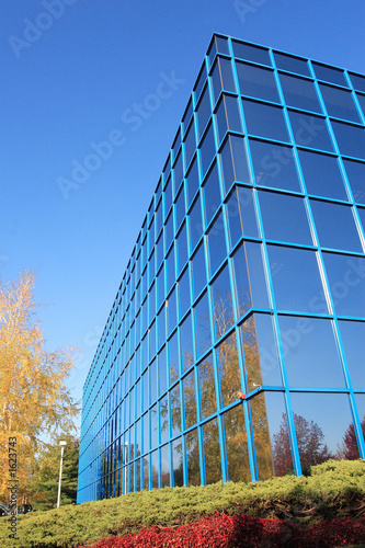 reflective building