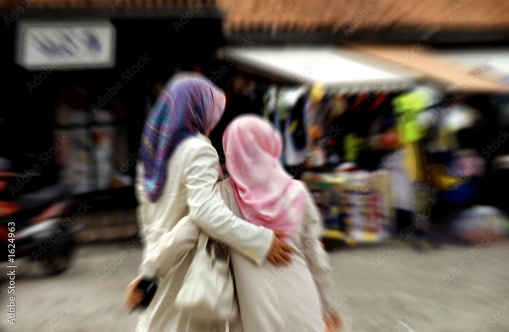Obraz premium deux femmes islamiques