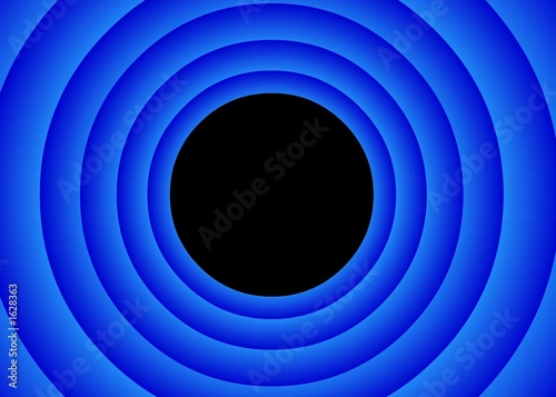 blue circle backdrop