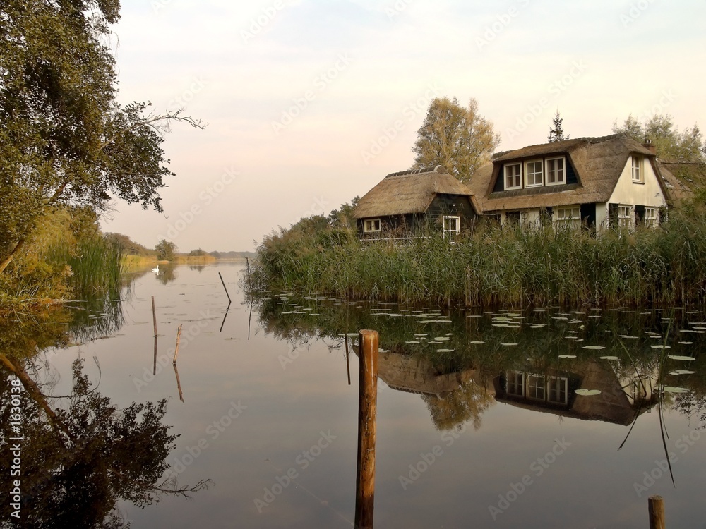 Fototapeta premium evening at the lake