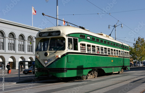 historic streetcar in san francisco
