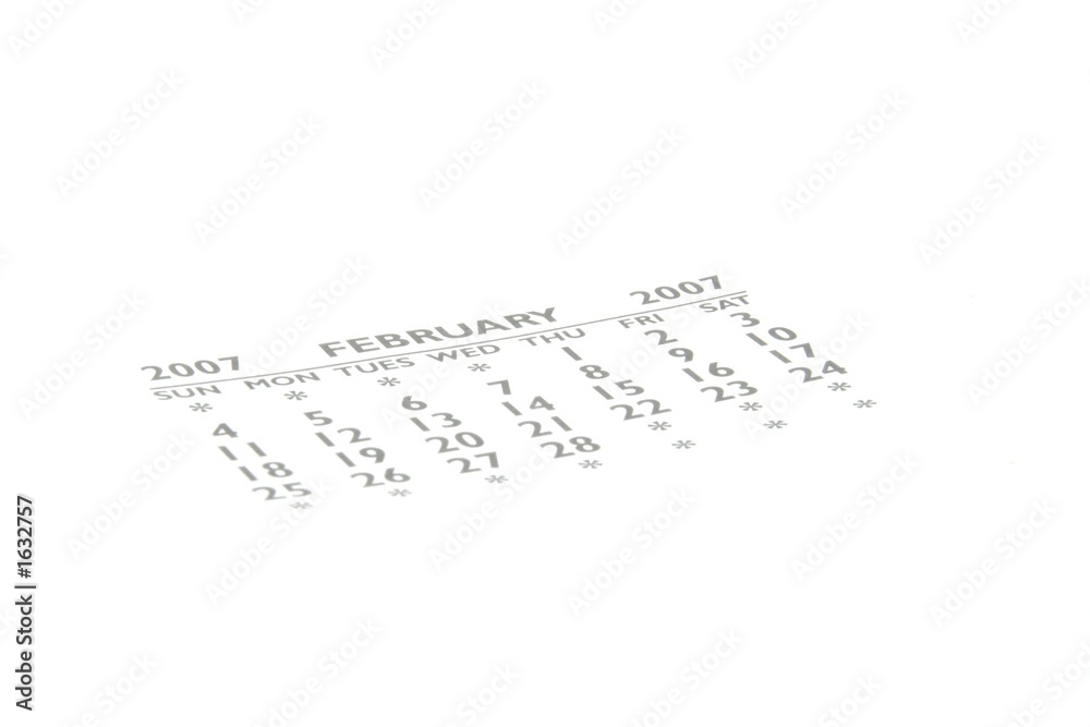 Fototapeta premium calendar
