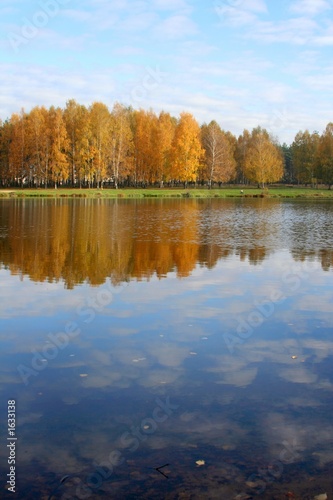 autumn season. lake