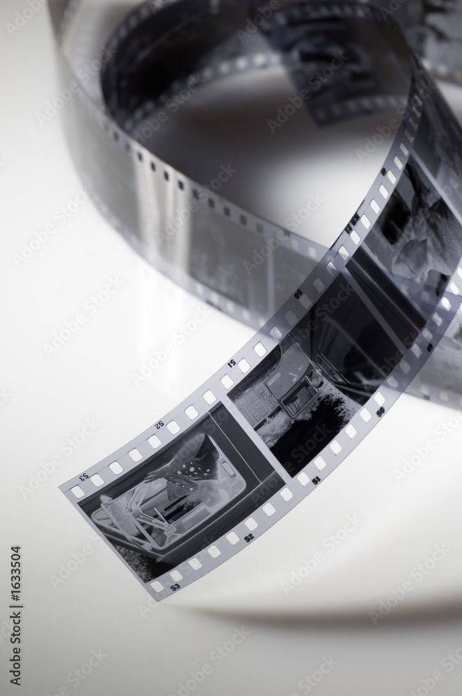Fototapeta premium black and white film
