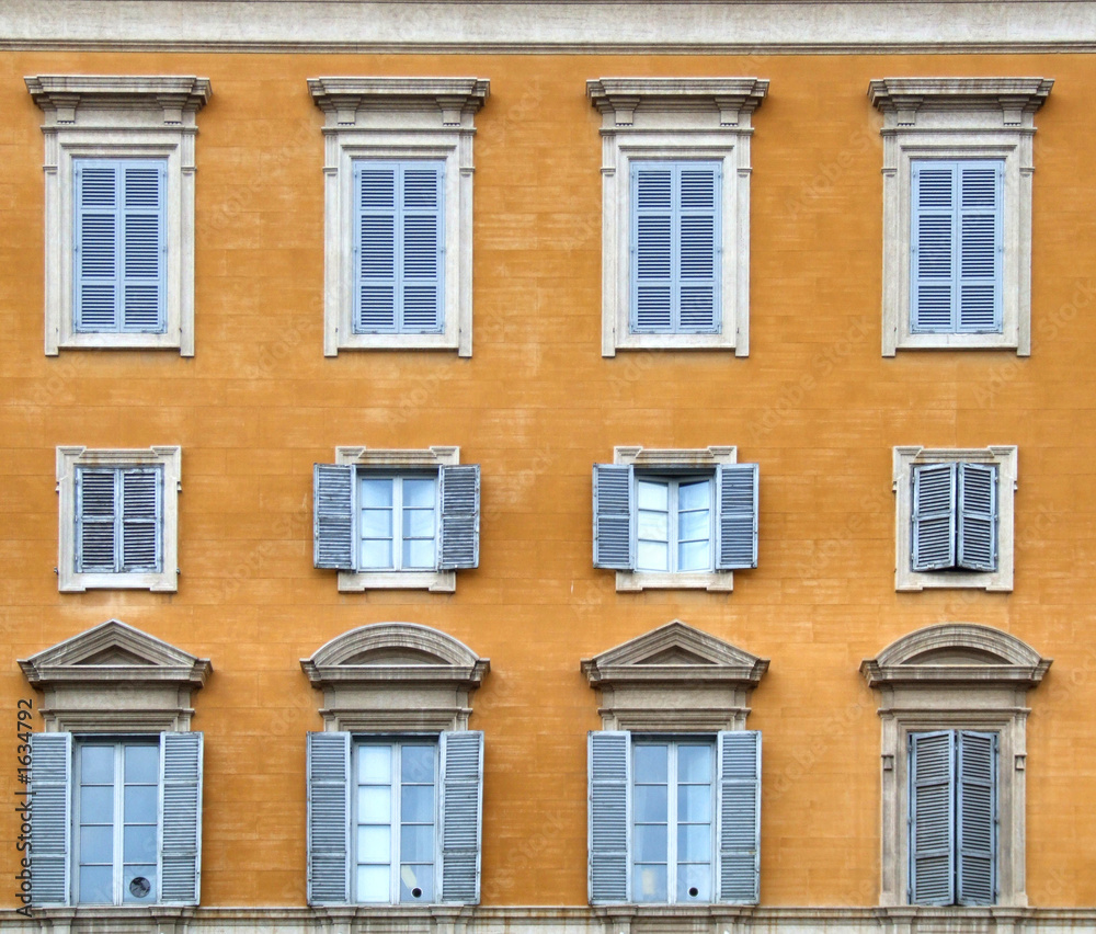 italy - windows composition