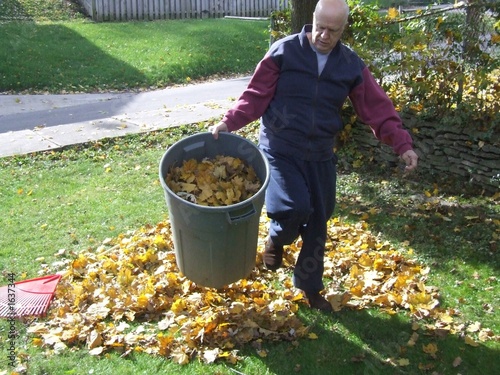 grandfather yard work