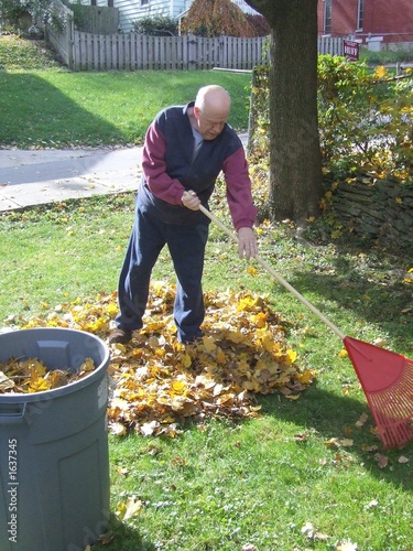 grandfather yard work