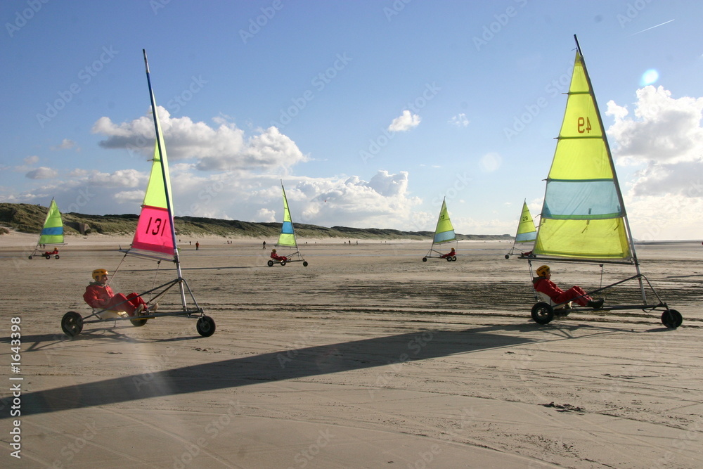 Fototapeta premium char à voile