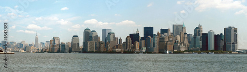 manhattan skyline  new york city