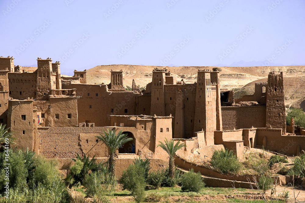 kasbah (ksar) d'aït benhaddou au maroc