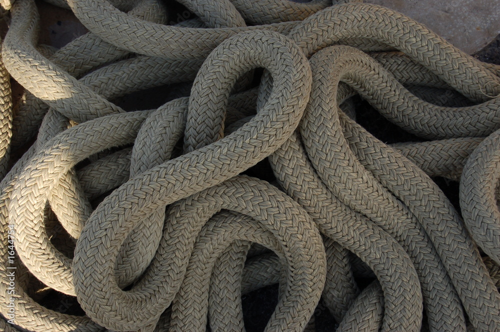 Fototapeta premium cordage de bateaux
