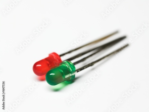 colored two light-emitting diodes
