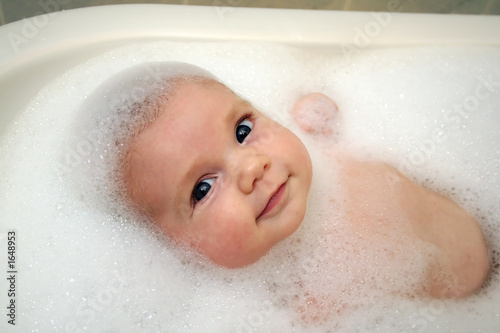 foam-born baby