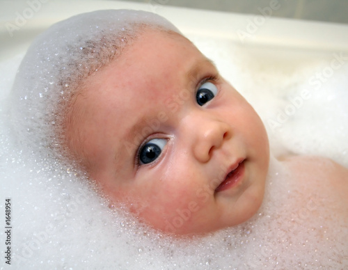 foam-born baby