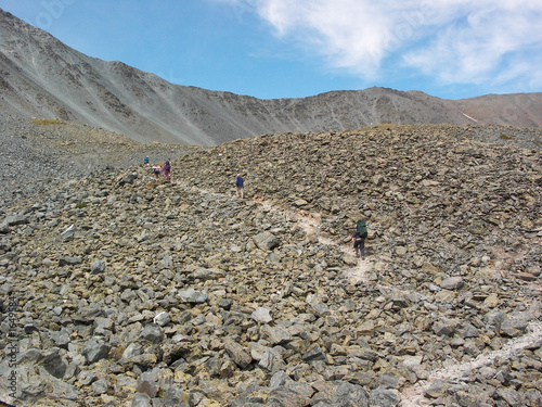 mountain trekking