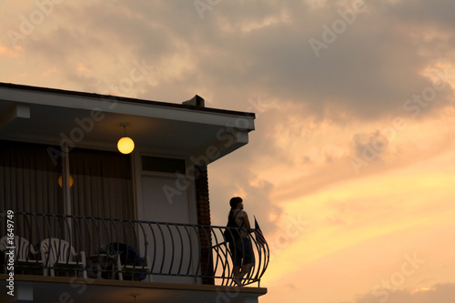 watching the sunset