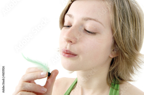 portrait of a young woman photo