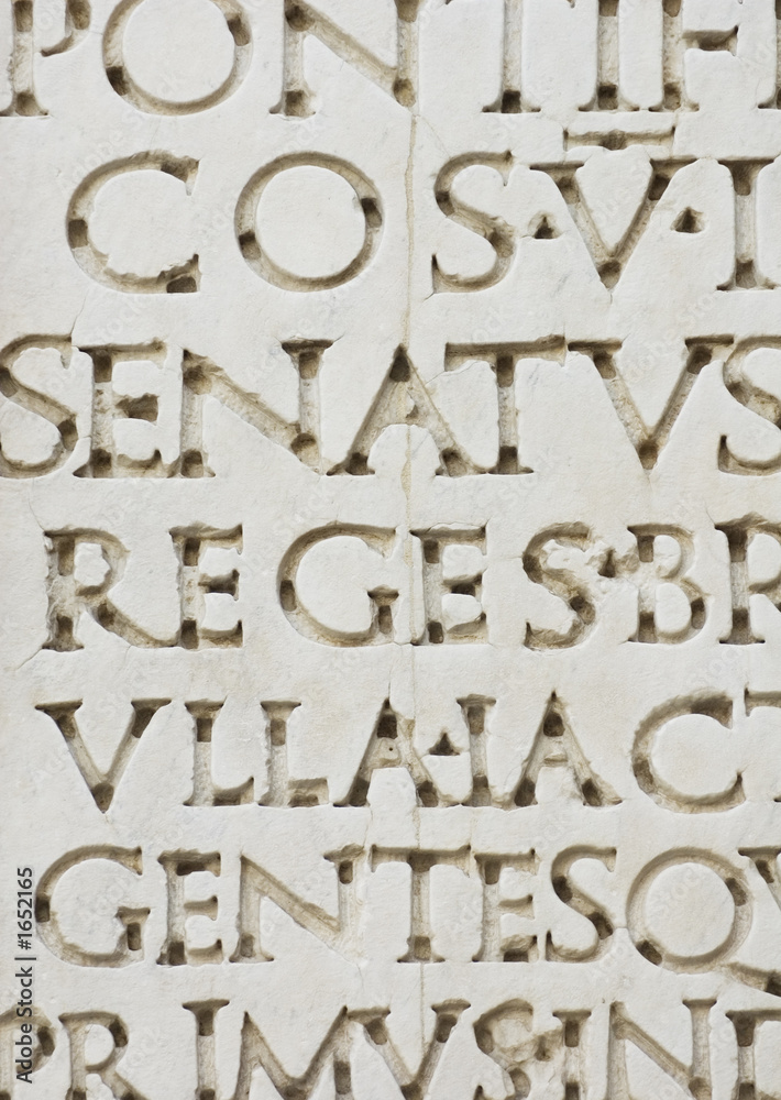 roman letters roman letters
