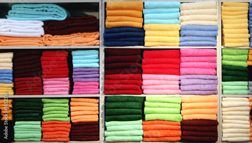 colorful towels