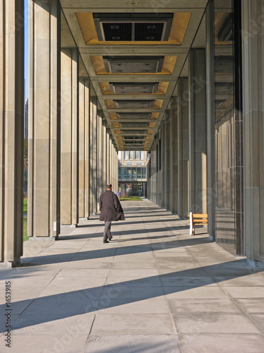 Photo modern colonnade