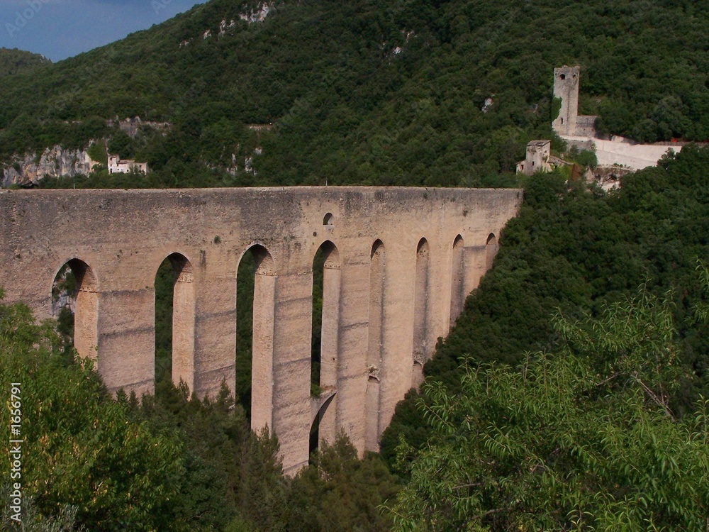 Fototapeta premium roman bridge in spoleto