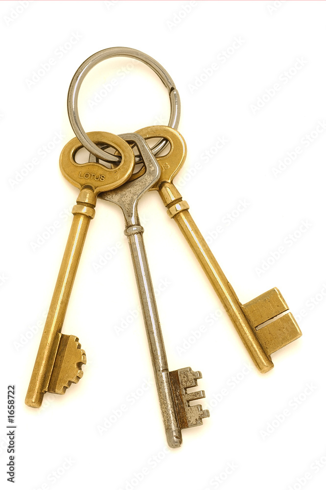 un trousseau de clés Stock Photo