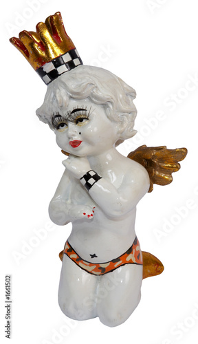 Fototapeta Naklejka Na Ścianę i Meble -  angel porcelain figurine 1