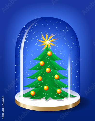 christmas snow globe