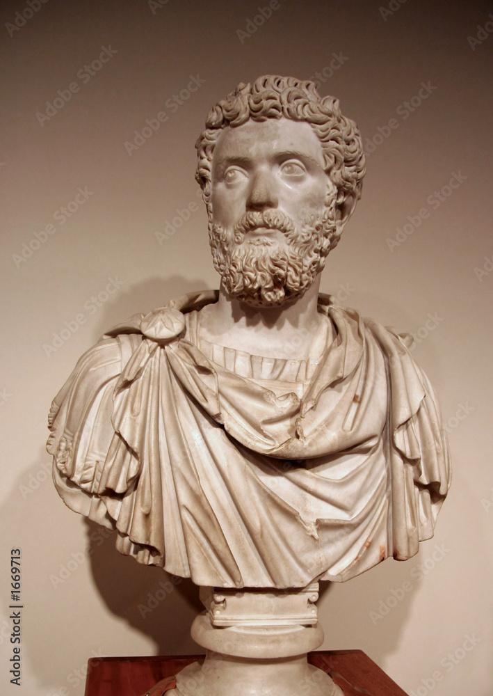 bust of roman emperor septimius severus