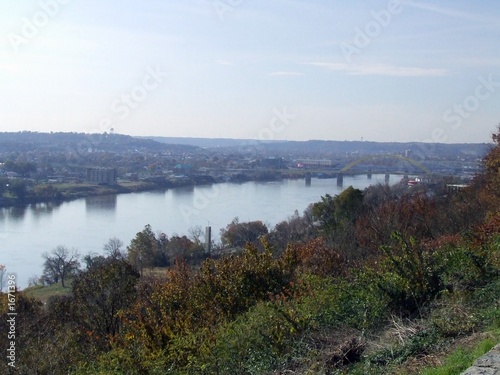 river view from hilltop