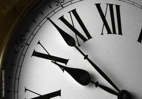 wall clock face