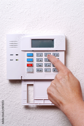 stock photo of alarm system