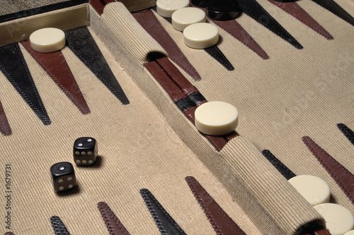 Fotografiet backgammon