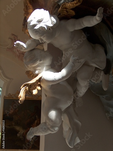 Fototapeta gutenzell, herumschwirrende putti