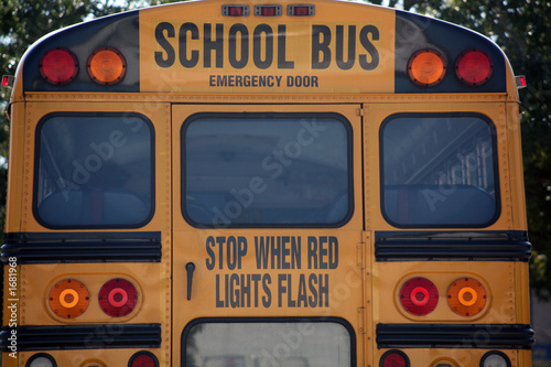 rear of school bus