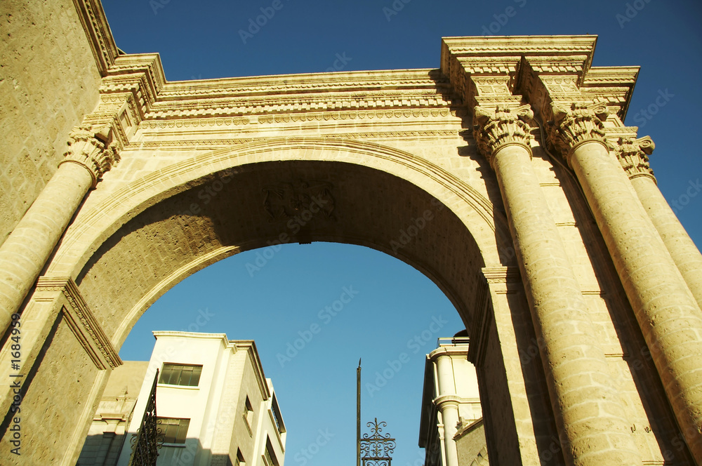 Fototapeta premium peruvian city arequipa