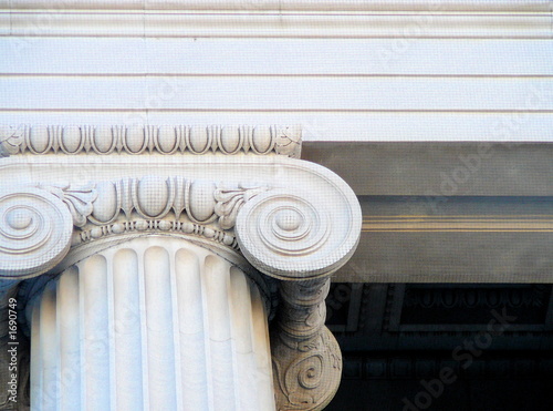 ionic column, architectural detail