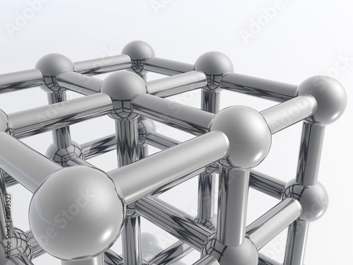 Obraz na płótnie 3d molecule