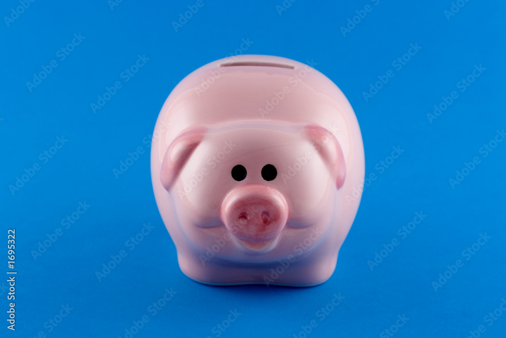 piggy bank - front-on piggy bank - front-on