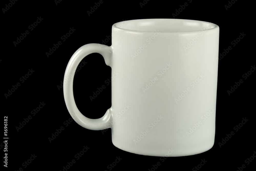Obraz premium white coffee mug alpha