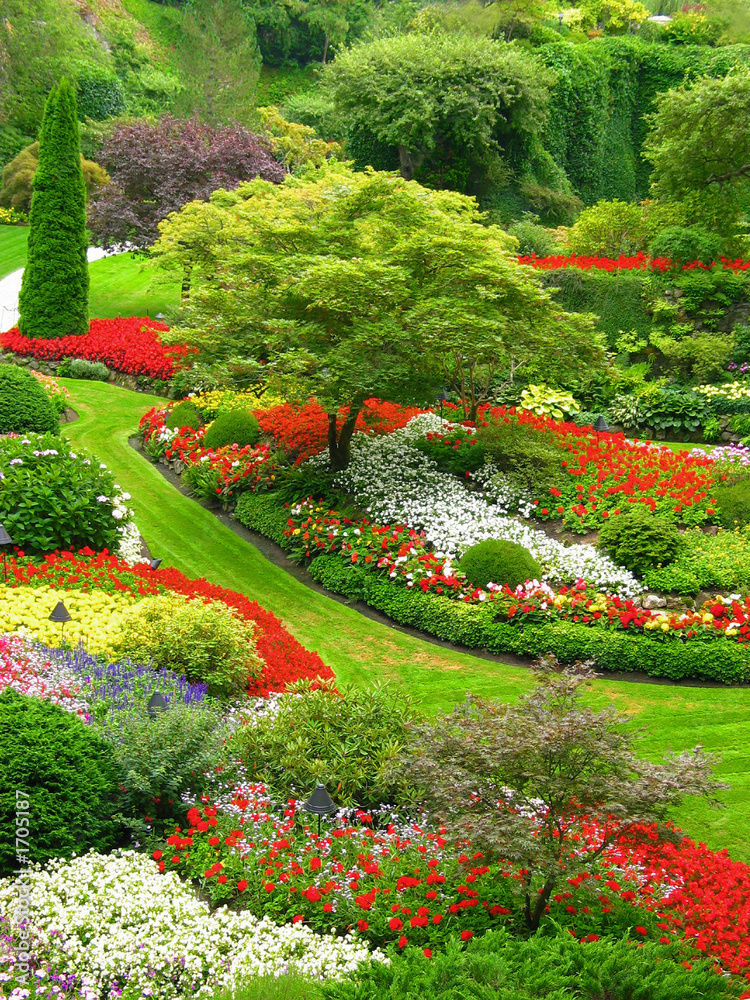 Obraz premium sunken gardens at butchart gardens
