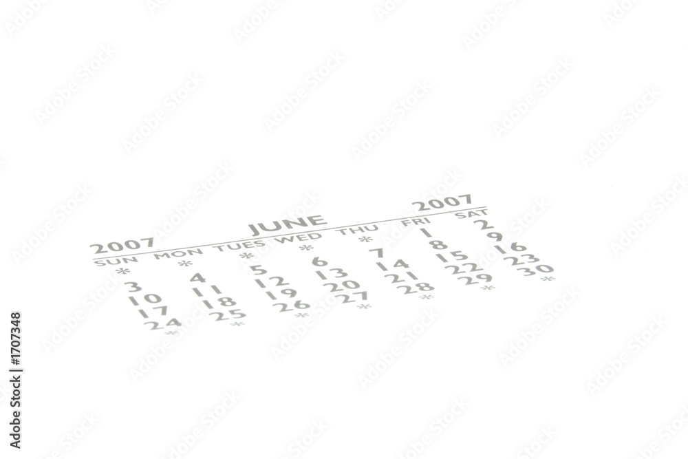 Fototapeta premium calendar