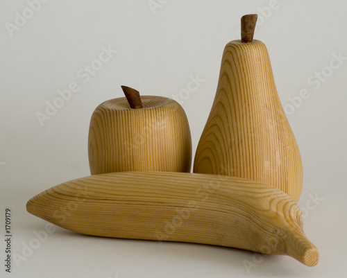 wooden fruit