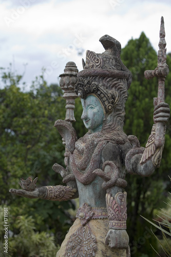 buddhistische steinfigur © Digitalpress
